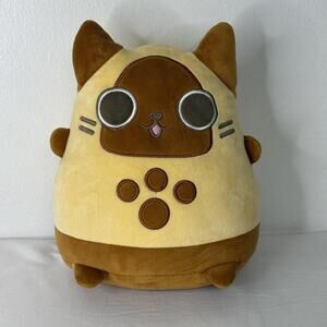 Smoosh Stubbins Capcom Monster Hunter Palico Cat Plush 10.5in Soft Tan Brown